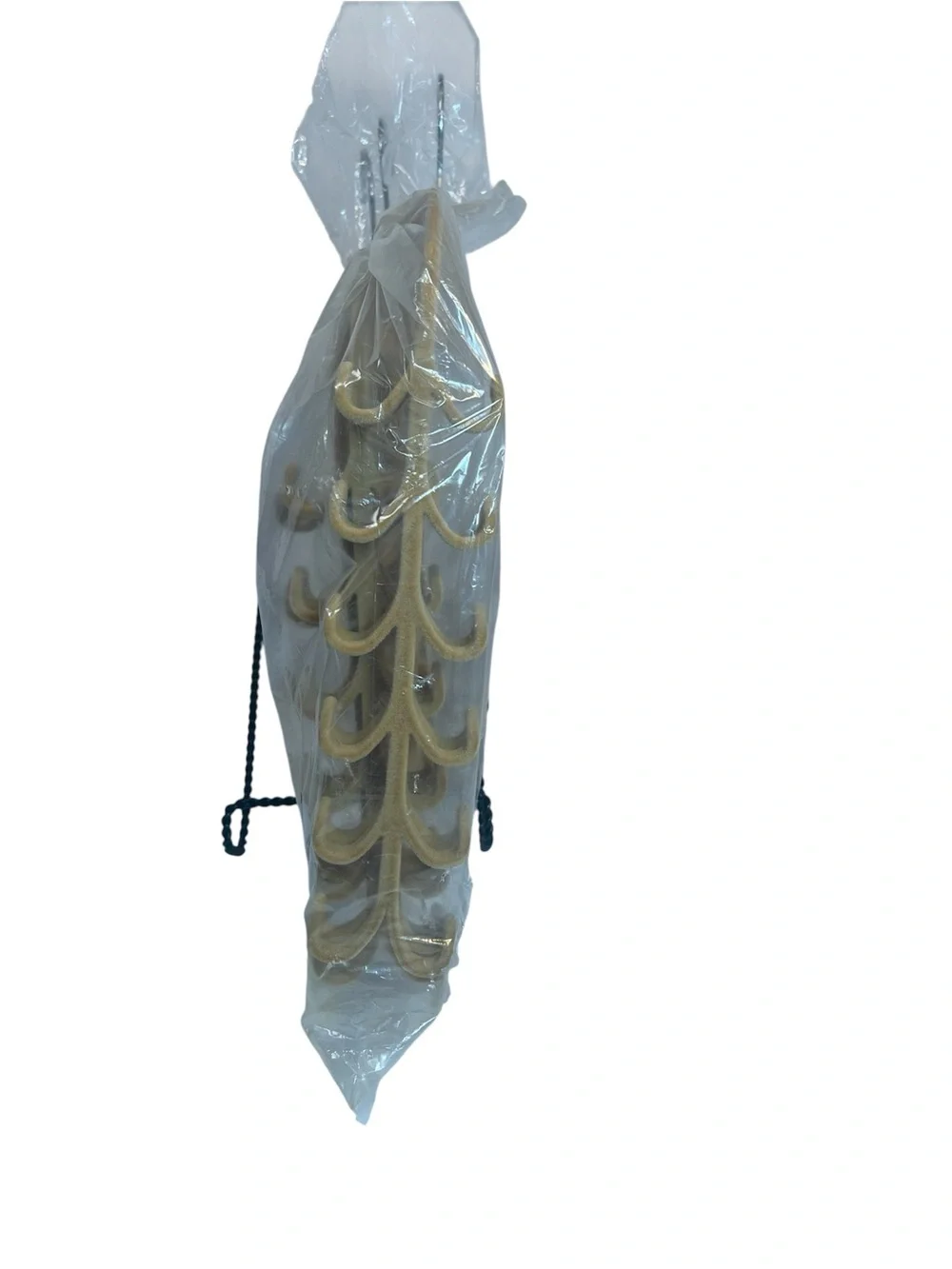 Vintage Joy Mangano Two Tan Velvet Non Slip Scarf and Belt Hangers—New with Tags